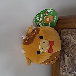 NWT S5 Christmas Squishmallow Jericho the Gingerbread Bull